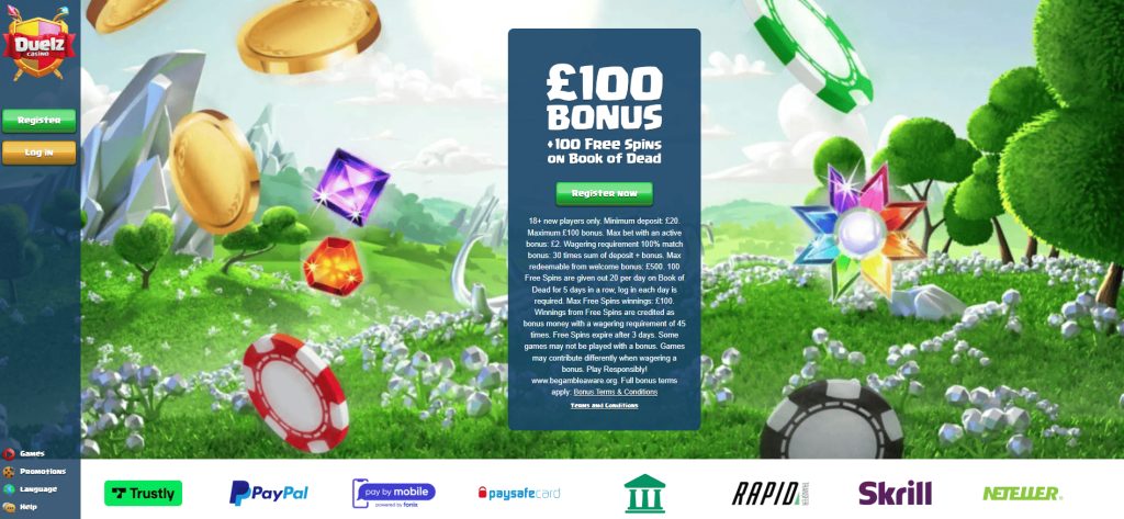Duelz Casino screenshot