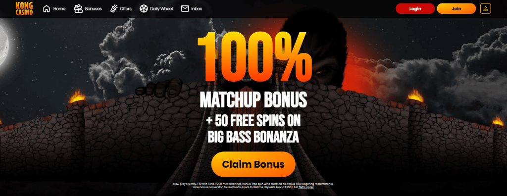 Kong Casino screenshot